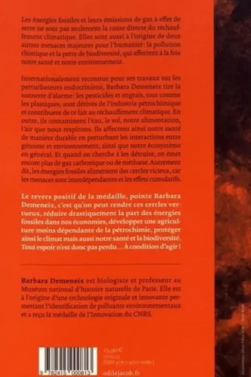 Comment les énergies fossiles détruisent notre santé, le climat et la biodiversité, Barbara Demeneix