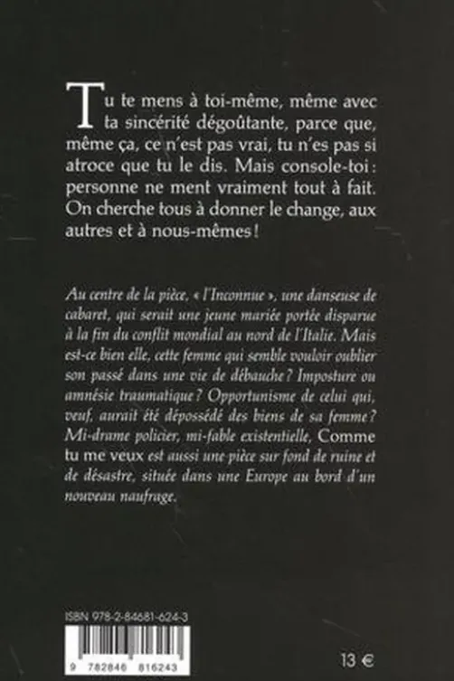 Comme tu me veux, Luigi Pirandello