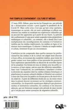 Communication et Langages N° 218, décembre 2023 : Par temps de confinement : culture et médias, Lucie Alexis