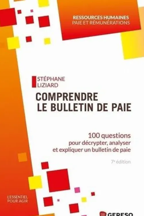 Comprendre le bulletin de paie. 100 questions pour décrypter, analyser et expliquer un bulletin de paie, 7e édition, Stéphane Liziard