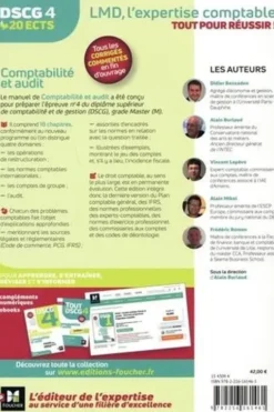Comptabilité et audit DSCG 4. Manuel, applications, corrigés, Edition 2021-2022, Alain Burlaud