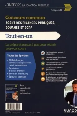 Concours commun Agent des finances publiques, douanes et CCRF. Catégorie C Tout-en-un, Edition 2022-2023, Frédéric Lephay