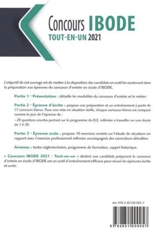 Concours IBODE. Edition 2021, Marie-Jeanne Lorson