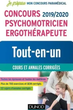 Concours Psychomotricien Ergothérapeute. Tout-en-un, Edition 2019-2020, Corinne Pelletier