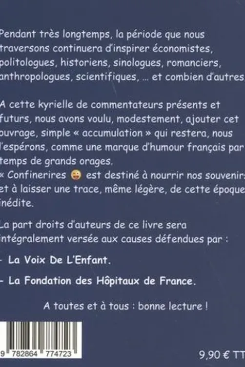 Confinerires. L'humour au temps du coronavirus, Catherine Wajsman
