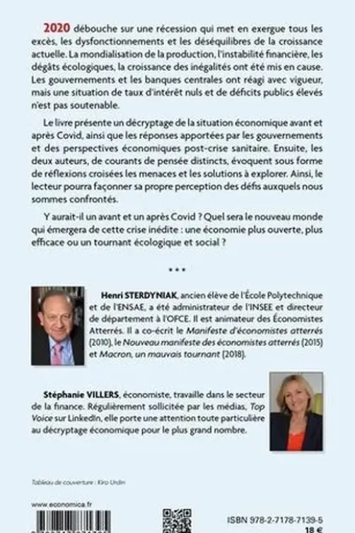 Crise économique 2020. Vers un nouveau monde ?, Henri Sterdyniak