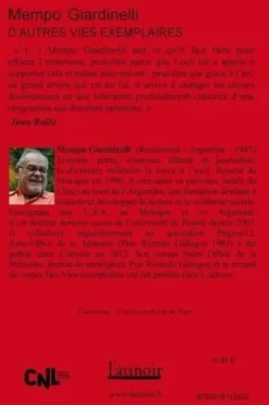 D'autres vies exemplaires, Mempo Giardinelli