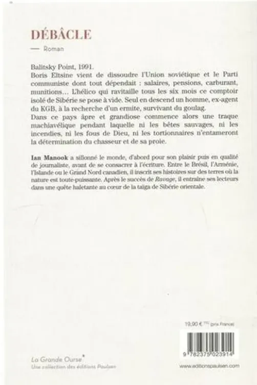 Débâcle, Ian Manook
