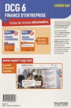 DCG 6 Finance d'entreprise. Fiches de révision, Edition 2020-2021, Florence Delahaye-Duprat