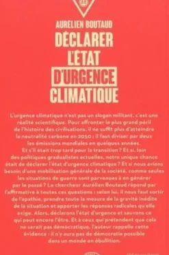 Déclarer l'état d'urgence climatique. Et s'il était trop tard pour la transition, Aurélien Boutaud