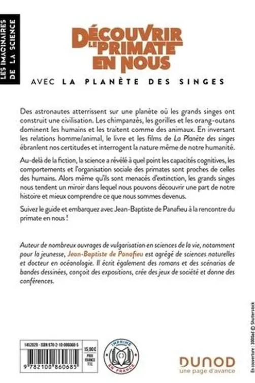 Découvrir le primate en nous. Avec La planète des singes, Jean-Baptiste de Panafieu