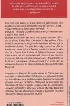 De Gaulle et Churchill. La mésentente cordiale, François Kersaudy