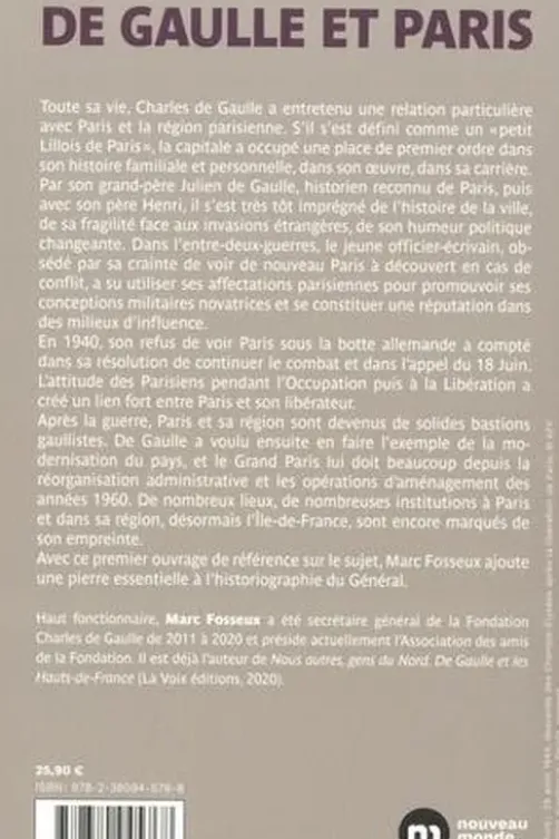 De Gaulle et Paris, Marc Fosseux