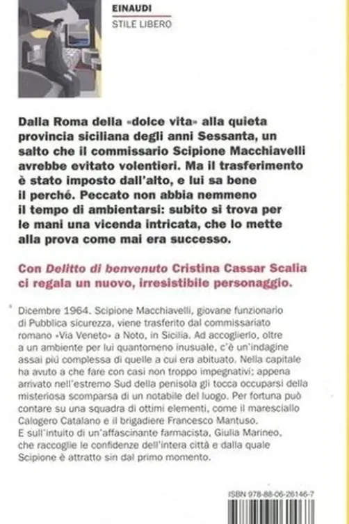 Delitto di benvenuto. Edition en italien, Cristina Cassar Scalia