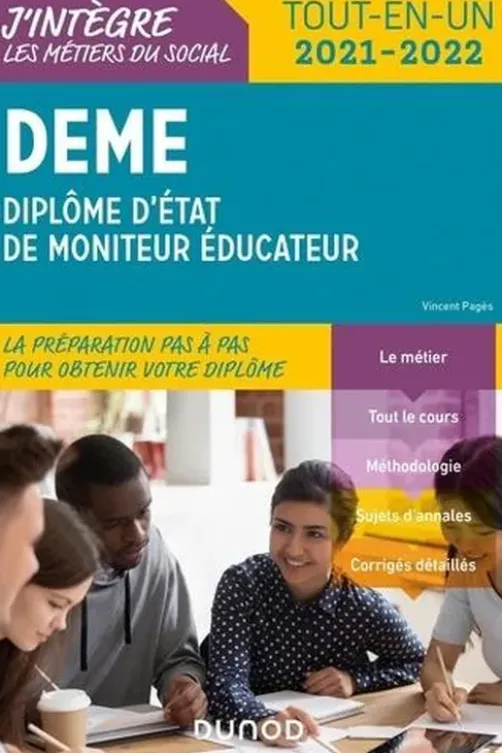 DEME, Diplôme d'Etat de moniteur éducateur. Tout-en-un, Edition 2021-2022, Vincent Pagès