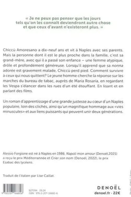 De notre mieux, Alessio Forgione