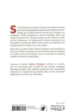 Derrière le filtre. Enquête sur le système de l'influence, Audrey Chippaux