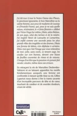 Des beaux jours qu'à ton front j'ai lus. Portrait de Marceline Desbordes-Valmore, Céline Lapertot