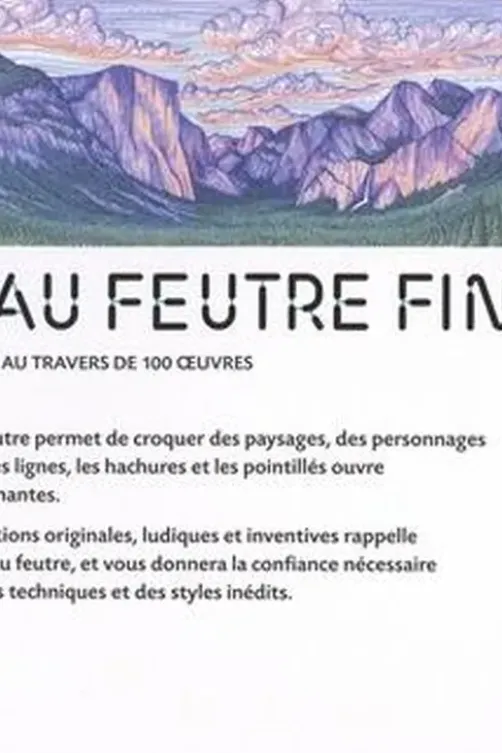 Dessin au feutre fin. Secrets et astuces décryptés au travers de 100 oeuvres, Liam Carver