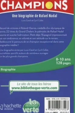 Destins de champions Tome 11 : Une biographie de Rafael Nadal. En terre promise, Cyril Collot