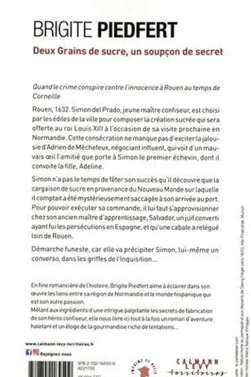 Deux grains de sucre, un soupçon de secret, Brigite Piedfert