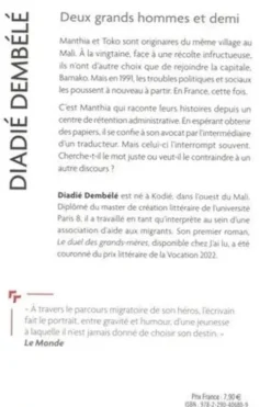 Deux grands hommes et demi, Diadié Dembélé