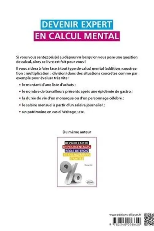 Devenir expert en calcul mental, Thomas Petit
