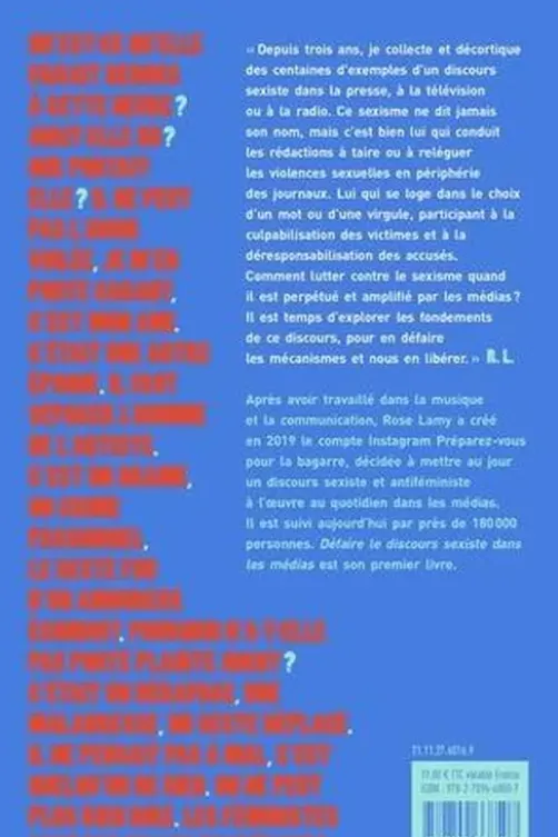 Défaire le discours sexiste dans les médias, Rose Lamy