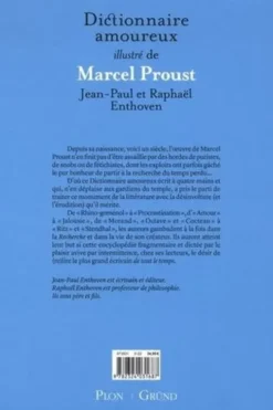 Dictionnaire amoureux illustré de Marcel Proust, Jean-Paul Enthoven