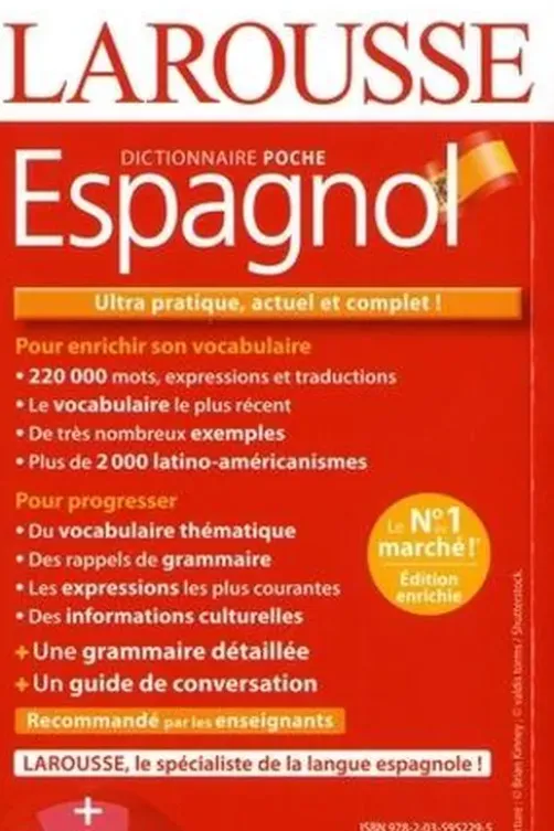 Dictionnaire de poche Larousse français-espagnol / espagnol-français