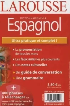 Dictionnaire mini + espagnol. Edition bilingue français-espagnol, Valérie Katzaros