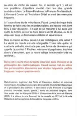 Dieu, les mathématiques, la folie, Fouad Laroui