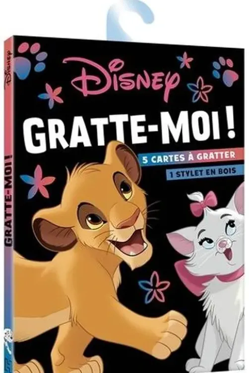 Disney. Avec 5 cartes à gratter, 1 stylet en bois