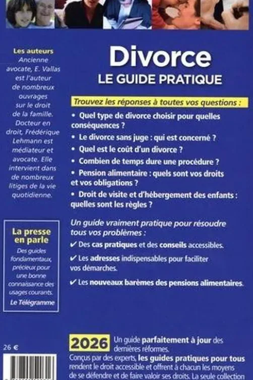 Divorce. Le guide pratique, Edition 2026, Emmanuèle Vallas-Lenerz