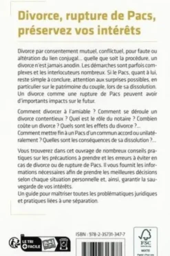 Divorce, rupture du Pacs, préservez vos intérêts. Edition 2024, Rosine Maiolo