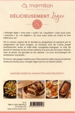 Délicieusement léger. 60 recettes 100% plaisir, 0 culpabilité, Marmiton