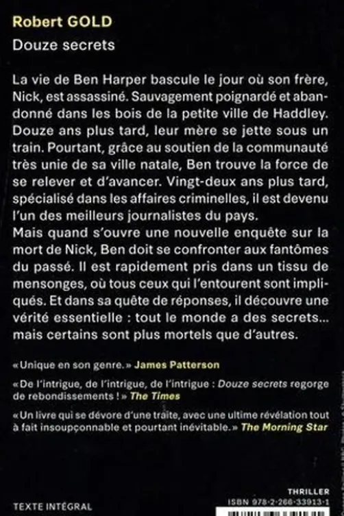 Douze secrets, Robert Gold