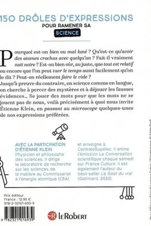 150 Drôles d'expressions pour ramener sa science, Etienne Klein