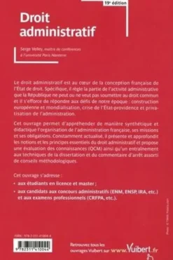 Droit administratif. Edition 2022-2023, Serge Velley