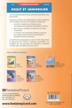 Droit et immobilier BTS professions immobilières / Licence, Valérie Barruet
