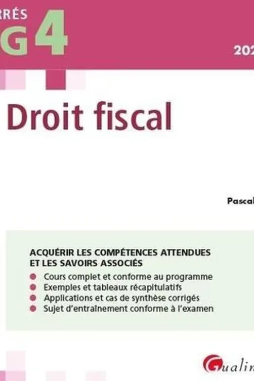 Droit fiscal DCG 4. Edition 2022-2023, Pascale Recroix