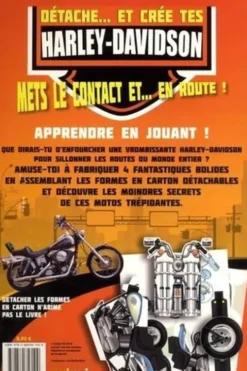 Détache...et crée tes Harley Davidson. 4 maquettes à monter, David Hawcock