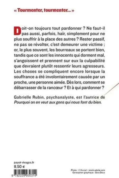 Du bon usage de la haine et du pardon, Gabrielle Rubin