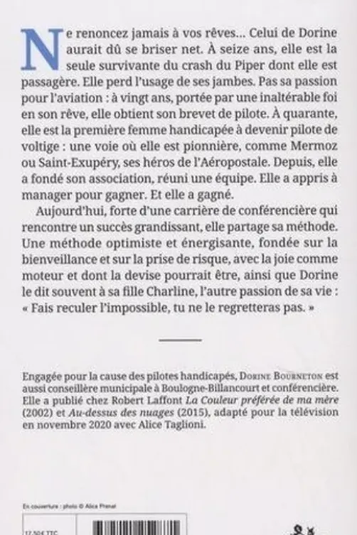 Du crash à la voltige, Dorine Bourneton