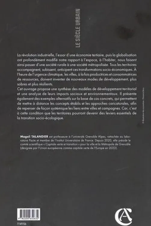 Développement territorial. Repenser les relations villes-campagnes, Magali Talandier