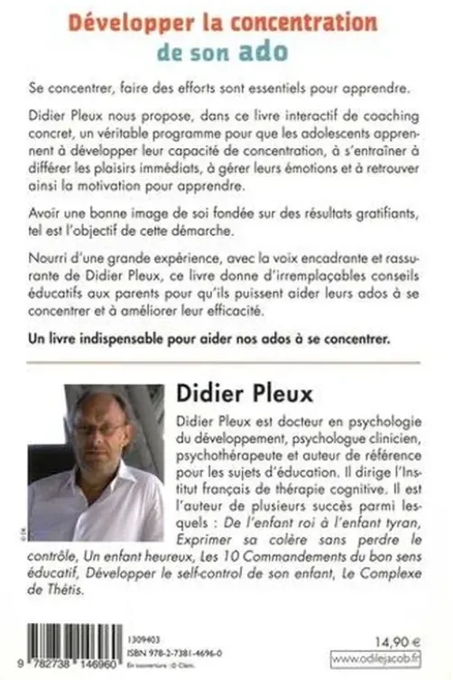 Développer la concentration de son ado, Didier Pleux