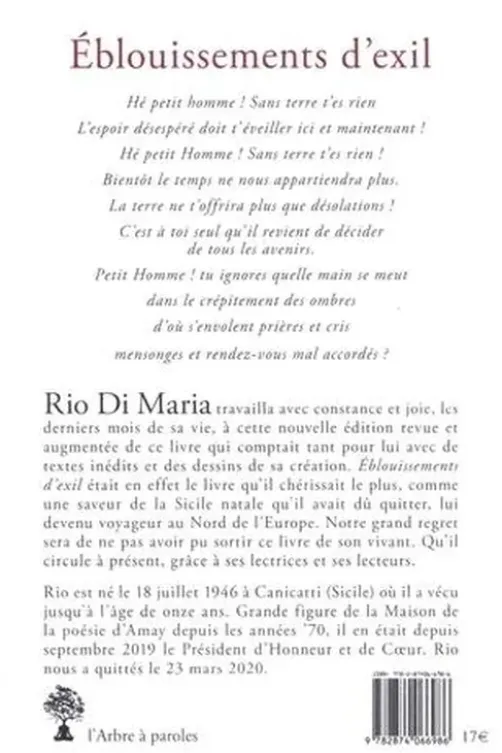 Eblouissements d'exil, Rio Di Maria