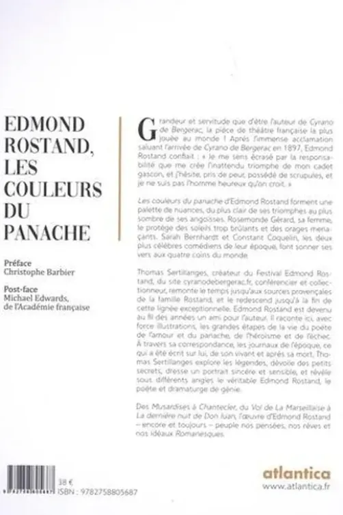 Edmond Rostand, les couleurs du panache, Thomas Sertillanges