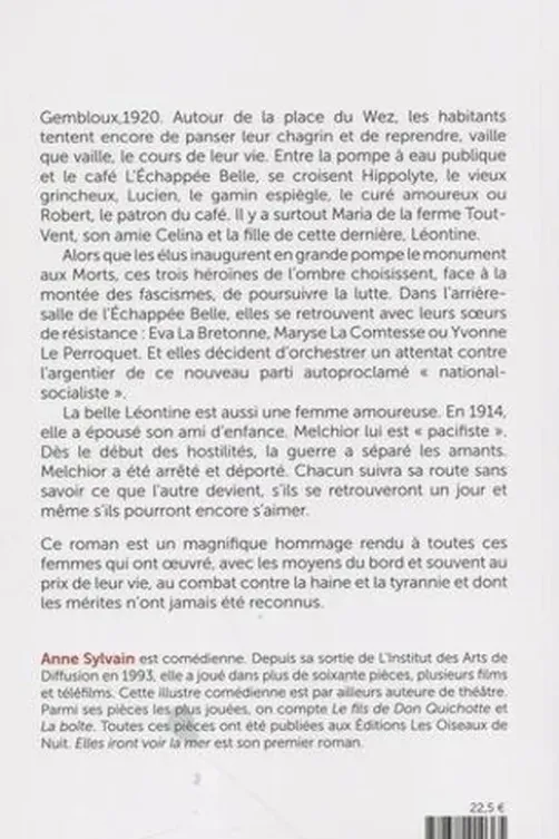 Elles iront voir la mer, Anne Sylvain