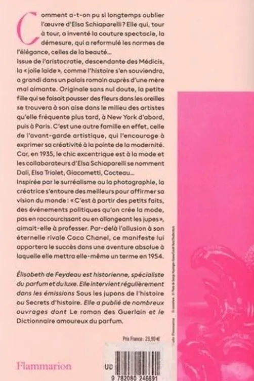 Elsa Schiaparelli, l’extravagante, Elisabeth de Feydeau